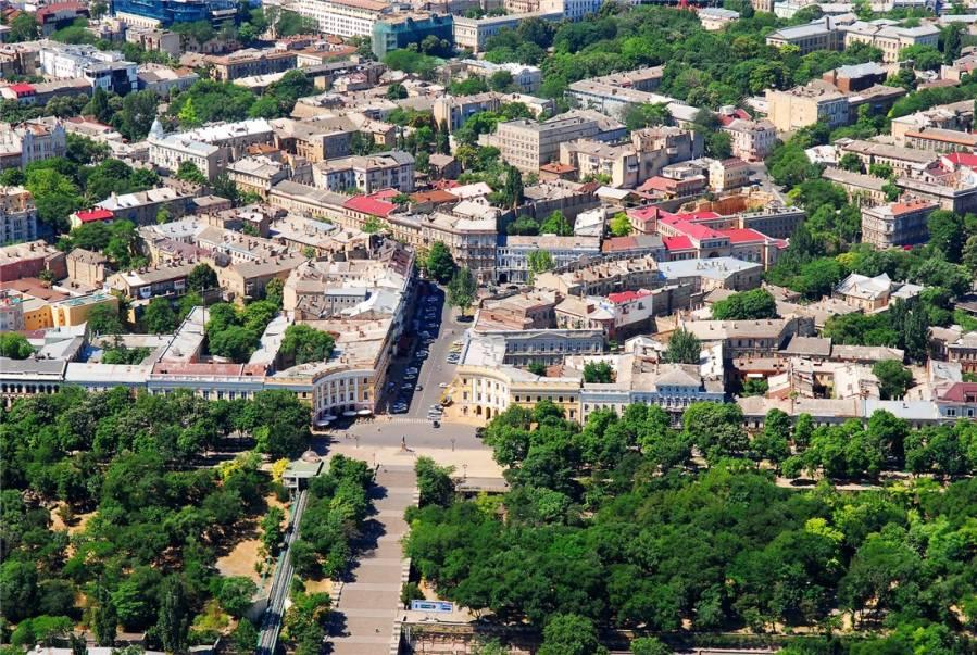 Одесса фото с высоты птичьего полета
